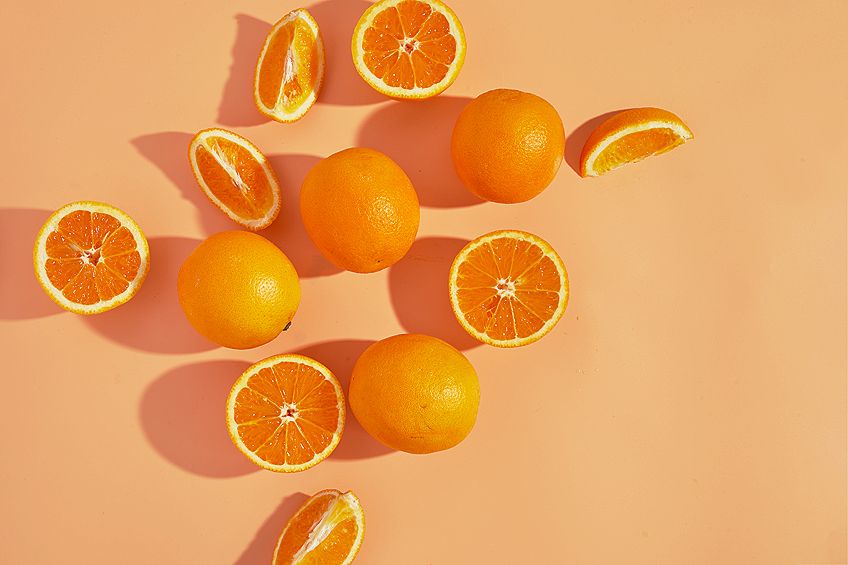 Différentes nuances d'orange