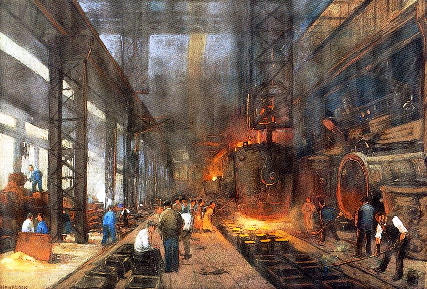 La révolution industrielle à l'époque romantique