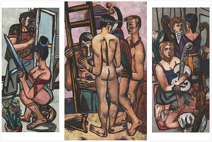 Exemple de tableaux de Max Beckmann