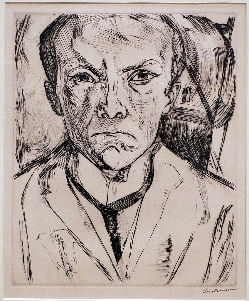Max Beckmann Autoportrait
