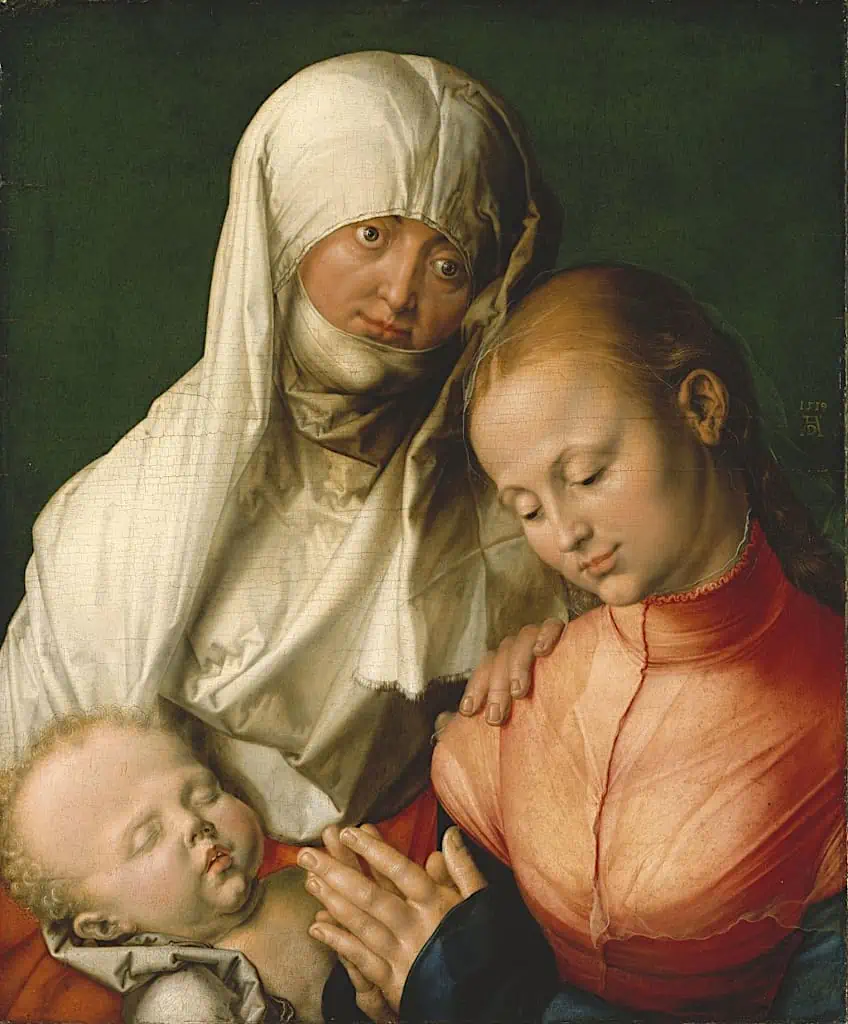 Albrecht Dürer Vierge et enfant avec sainte Anne