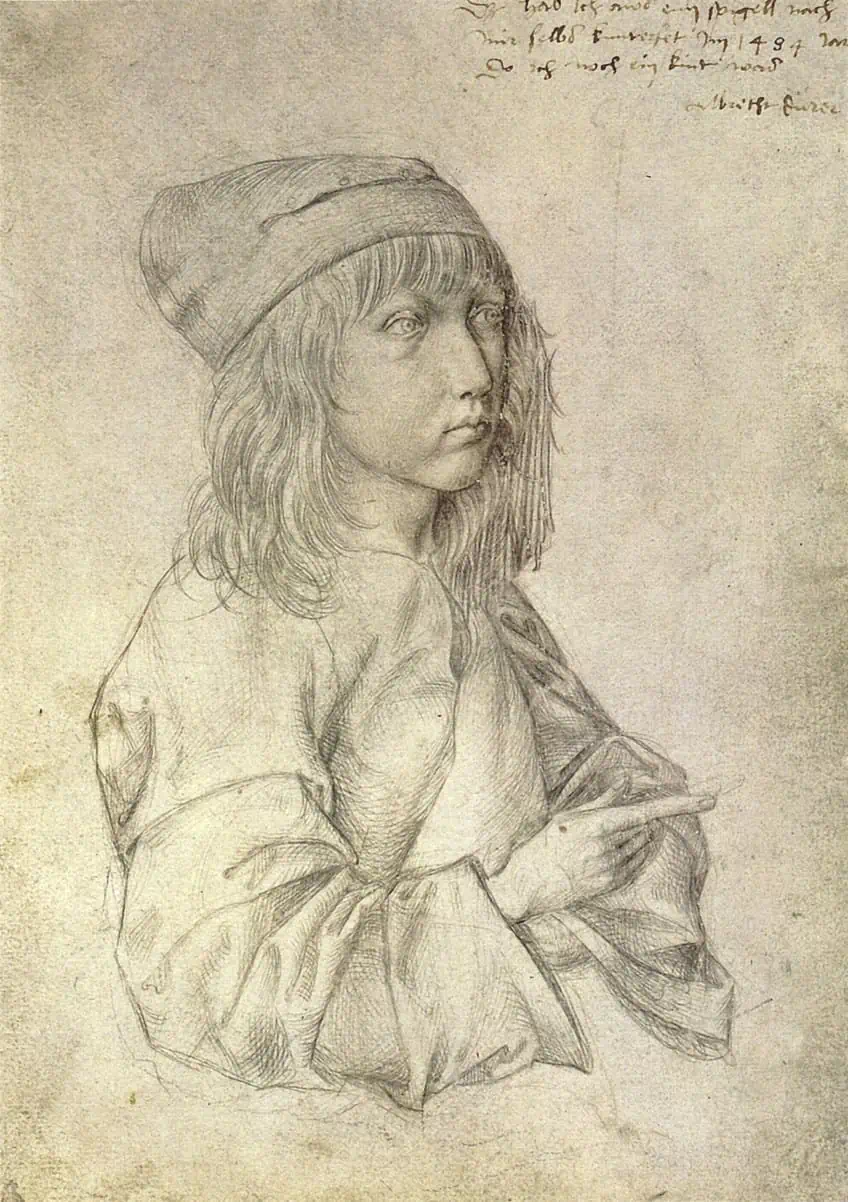 Autoportrait de l'enfant Albrecht Dürer