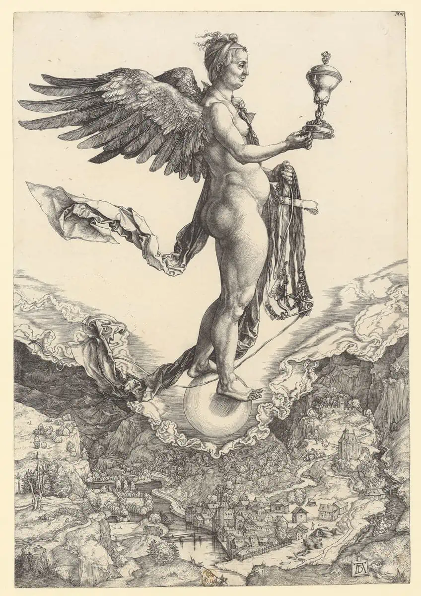 Nemesis Gravure Albrecht Dürer