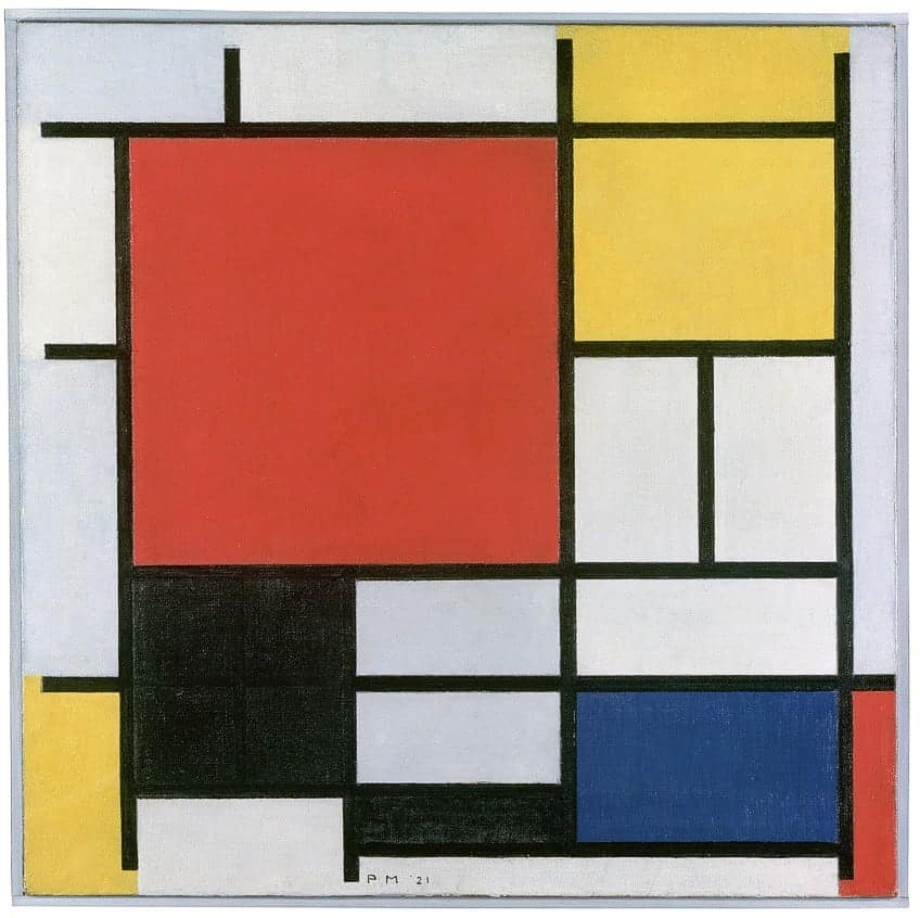 Top Piet Mondrian Works