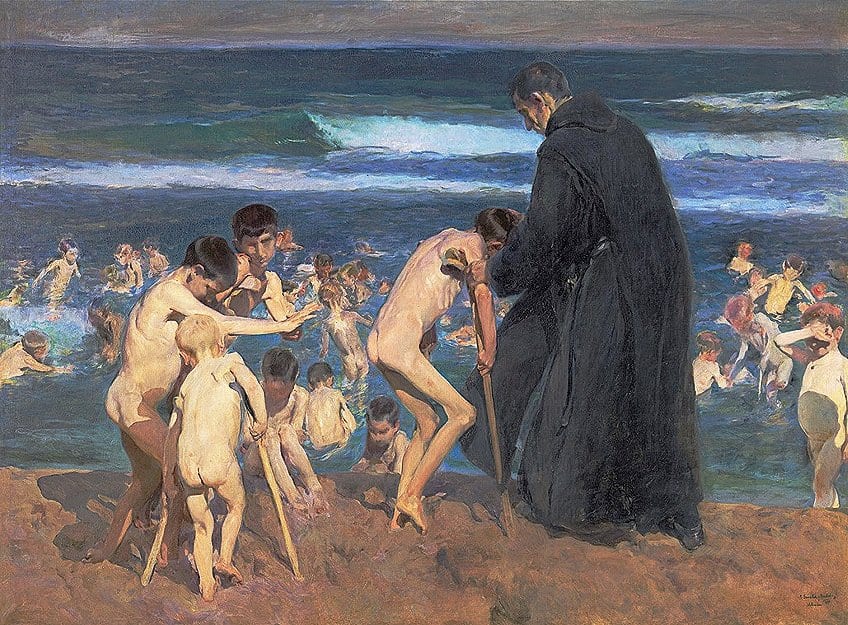 début de la vie de sorolla